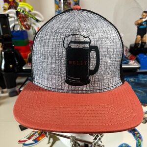 Prana Hat Beer Belly Journeyman Trucker Cap Snap Back Organic Cotton OS